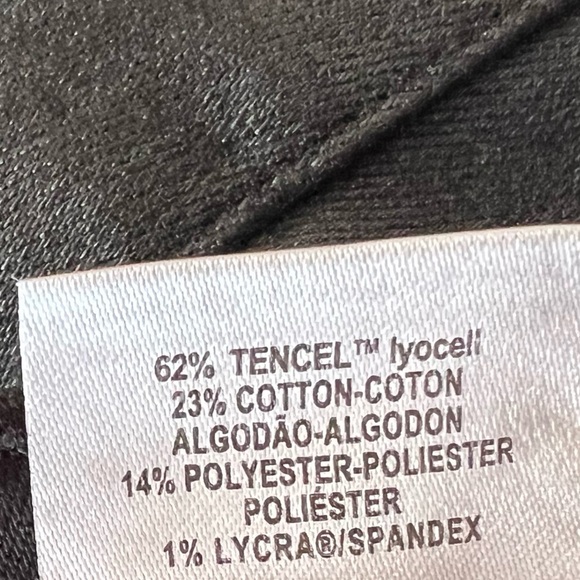 DL1961 Chrissy Ankle pants Jeans Ultra High Rise skinny graphite black 27 - Picture 9 of 11